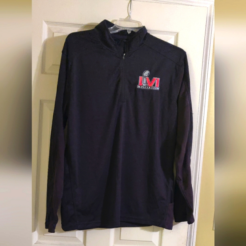 Official NFL Super Bowl 3/4 zip jacket NWT Size XL